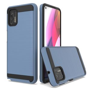 Moto G Oyna 2021 G Güç Fırçalı Durumda Sert Silikon Kapak G Stylus Motorola One 5g Ace Samsung A72 A52 A32 5G K92 A31