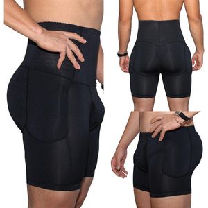 Underbyxor Body Shaper Men s Corset Panties Slimming Hip Enhancer Booty Padded Underkläder Seamless Bulfter Bodysuit ShapeWear