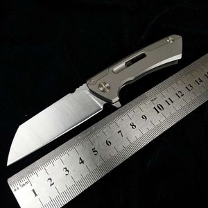 Hög hårdhet Pocket Folding Kniv, D2 Stål Survival Tactical Knife Outdoor EDC Sharp Vandring Hunting Knives Multi-Function Tools