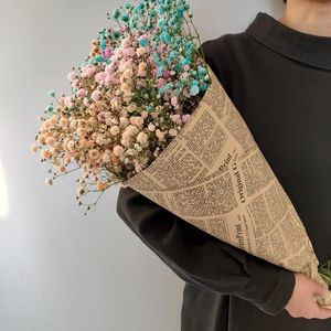 装飾的な花の花輪の梱包フルスタードライフラワーブーケ卒業POの送りガールフレンドボーイフレンド友達誕生日ギフトファクトリーディ