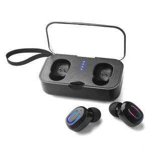 T18S Bluetooth 5.0 écouteurs TWS sans fil écouteur dans l'oreille mains libres sport mini écouteurs casque avec micro boîte de chargement