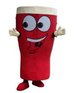 Hohe Qualität Bier Maskottchen Kostüm Halloween Weihnachten Cartoon Charakter Outfits Anzug Werbung Flugblätter Kleidung Carnival Unisex Erwachsene Outfit