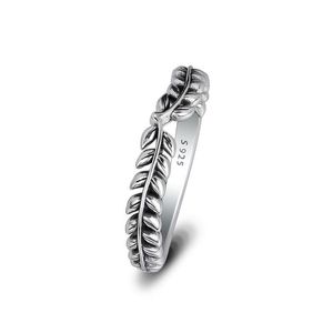 Cluster-Ringe „Lively Wish“ für Damen, Charm, 925er-Sterlingsilber, Schmuck, Herbstlaub-Schmuck, stapelbarer Gril-Ring