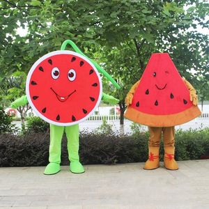 Halloween Lovely Watermelon Mascot Costume High quality Cartoon Fruit theme character Carnival Unisex Adults Size Christmas Birthday Party Outdoor Outfit