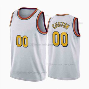 Stampato personalizzato design fai da te maglie da basket personalizzazione uniformi della squadra stampa lettere personalizzate nome e numero uomo donna bambino gioventù Golden State007