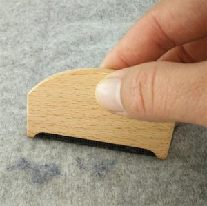 Portable Wooden Lint Remover Clothes Hair Removal Cashmere Sweater Epilator Comb Household Cleaning Tool Fabric Depilator