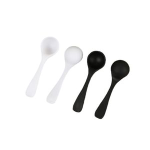 White or black spoon 0.5g plastic measuring spoons powder spoons