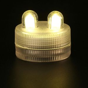 Dizeler 100 PCS/LOT Süper Parlak 2led Su Geçirmez Su Altındaki Dalgalanabilir Floralit LED Işık Düğün Partisi Etkinlikleri Tatil Aydınlatma