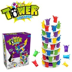 Penguin Balance Toy Challenge Tower Stacked Children Toys Desktop Game för Baby Kids H1009