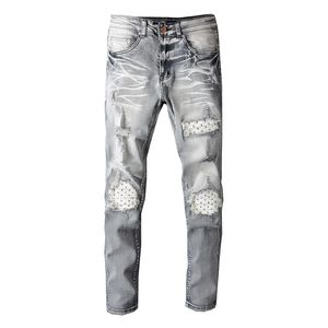 Wholesale top designer jeans men for sale - Group buy 20SS Mens Designer Jeans Distressed Ripped Biker Slim Fit Motorcycle Denim For Men s Top Quality Fashion jean Mans Pants pour hommes