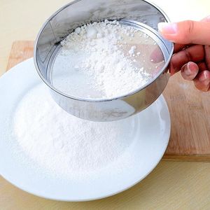 Baking & Pastry Tools 15cm Stainless Steel Mesh Flour Sifting Sifter Sieve Strainer Tool