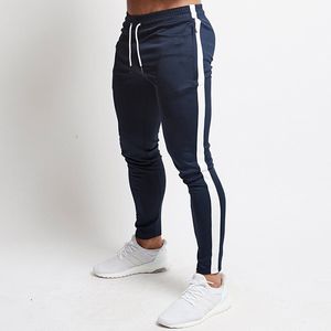 Mens Sports Sweatpants Calças de Algodão Tracksuit Pant Ginásio Fitness Leggings Calças Homens Esporte Jogger Running Mets