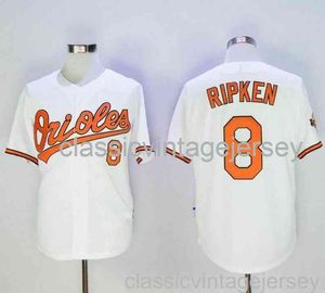 Bordado Adam Ripken camisa famosa de beisebol americano costurada masculina feminina camisa de beisebol juvenil tamanho XS-6XL