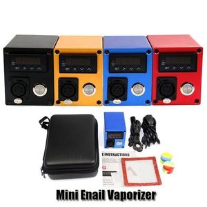 Mini Pid großhandel-Mini Dnail Email Vaporizer E Zigarette Kits PID Temperatursteuerung Heizkasten Mod Wachskonzentrat DAB Gerät Zubehör Power CableA10