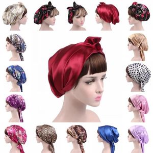 Primavera Outono senhoras Headgear Multi-Cor Moda Moda Chapéu Cor Sólida Cap Dubai Estilo de férias Baotou Cap Leisure Turban