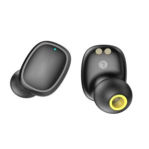 In-Ear mini-hörlurar för iPhone Gaming PC Wireless Bluetooth Headset Hands Free Call Music Portable Earplug Charging Black Box Small Apple Earbjudningar Buller Avbrytande