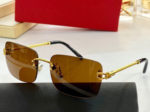 Occhiali da sole da uomo per donna Ultimi occhiali da sole di moda 0248 occhiali da sole da uomo Gafas de sol lente UV400 in vetro di alta qualità con scatola