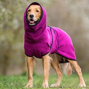 Собака одежда супер теплый толстый зимняя одежда водонепроницаемая куртка щенка животное жилет пальто толстовки собаки борзая волкоучьте пастуха одежды