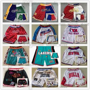 The 1994 1997 2008 Finals Split 1988 1991 1996 2003 All-star Basketball Shorts Eastern Western Pant Men Just Don Wear Sport Pants Pocket Zipper Edition Short