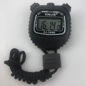 TIMERS Digital Display Stopwatch Handhållen Positiv timer Tid Larmkalender Köp Träningsdomare Använd liv Vattentät med lanyard