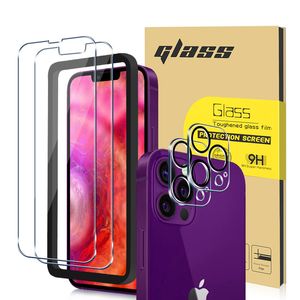 Temeled Glass Kit Screen Protector Camera Lens Film For iPhone 13 12 11 Pro Max XS XR