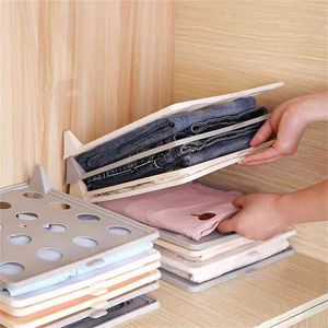 pcs Clothes Fold Storage Board Home Wardrobe Clothing Shirt Underwear T-shirt Closet Holder Fast Finishing N5N002B30 210922