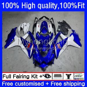 Injektionsformfee för Suzuki GSXR600 GSXR-750 750cc K8 Fabriksblå Ny GSXR750 08-10 22NO.20 GSXR 600 750 CC 600CC GSX-R600 08 09 10 GSXR-600 2008 2009 OEM Bodys