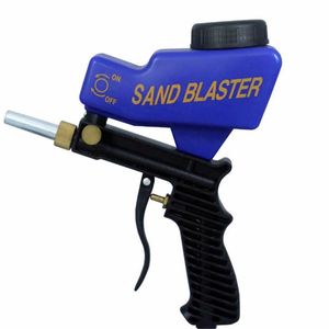 Portable Gravity Sandblasting Gun Pneumatic Sandblasting Set Rust Blasting Device Adjustable Sand Blasting Machine Spray Gun 21071