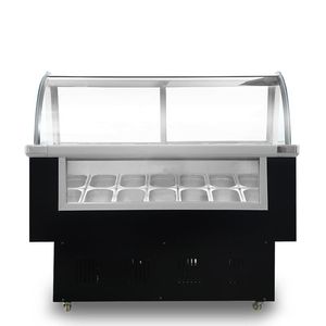 Sorvete Making Machine Display Duro Congelador / Popsicle Freezer Showcase / Gelato CFR por mar