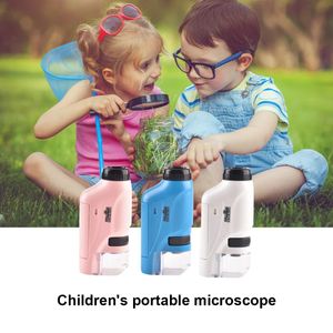 LED-Mikroskop-Beleuchtung. großhandel-Handheld biologisches Mikroskop Kamera Kit Laborlupe LED Licht x x Lupe Schule Wissenschaft Pädagogisches Spielzeug für Kinder