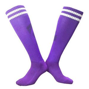 Nya Barn Vuxencykel Sport Fotboll Socks Tunna Running Basket Kvinnors Knee Plain Socks Non Slip Soccer Team Socks Strumpor Y1222