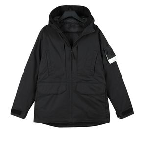 2021FW Mens Parkas Men Jacki Windbreaker ciepłe bluzy swobodne modne zimowe kurtka cienkie z kapturem średnie i długie płaszcze