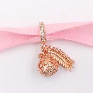 Schmuckherstellungsset, 925er Sterlingsilber, Kettenperle, passend für Pandora Sparkling Pine Cone Dangle Charm, Damen-Goldarmband, Schlüsselanhänger, Teenager-Halsketten für Mädchen, DIY 789557C01