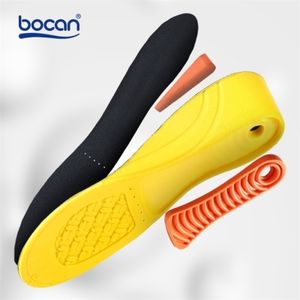 Höjd Öka insoles för män / kvinnor 2/3/5 cm upp osynlig bågstöd ortopediska insoles stötdämpning blå / svart färg 220121