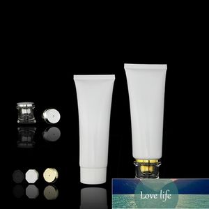 Packing Bottles 50ML 50G Soft Tube White Plastic Cosmetic Container Top Grade Facial Cleanser Hand Cream Emulsion Squeeze with Screw Cap