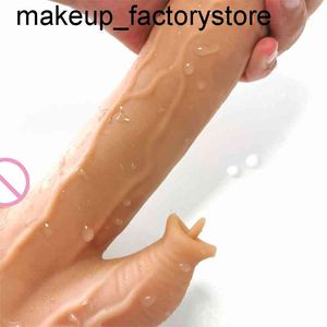 Massage Handhållen Dildo Vibrator för Kvinnor Clit Licking Toy Adult Sex Machine Vaginal Stimulation Tool Kvinna Masturbator