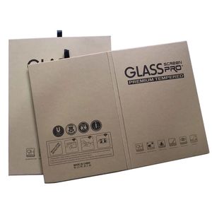 Kundenspezifisches Design, Hartkarton, Kraftpapier-Verpackungsbox für Phone Pad 234 Air Pro, Tablet-Displayschutzfolie, gehärtetes Glas AS297