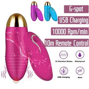 Ägg kula vibrator trådlös fjärrkontroll vibrerande ägg klitoris stimulator kraftfulla sexleksaker för kvinnor g Spot Massager Ball 1124