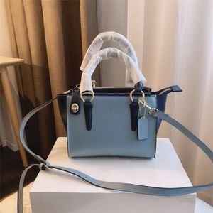 Klasik Lüks Tasarım Deri Bat Çanta Moda Renk Eşleşmesi Basit Lady's Handbag uyumlu renk yüksek kaliteli kanat çantası