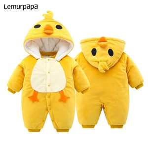 Wholesale warm onesie resale online - Anime Baby Clothes Romper Onesie Tiger Duck Doraemon Soft Warm ropa de bebe Baby jumpsuits rompers born kids Y Costume