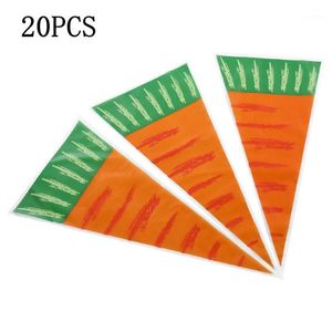 Hediye Sargısı 20/50 PCS Sevgililer Günü Paskalya Clear Cone Tedavi Çantaları Selofan Plastik Favor Şeker Patlamış Mısır El Yapımı