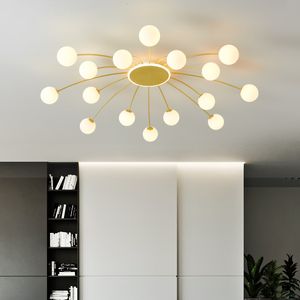 Nordic Atmosphere Indoor Bedroom Ceiling Lamp Modern Minimalist Study Living Room LED Ceiling Lights Creative Hotel Shop Magic Bean Decorative Lamps And Lanterns