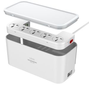 LDNIO-Ladegeräte, 5 Steckdosen, 3 USB-Verwaltung, Steckdosenleiste, Kabel, Organizer-Box SC5309, 2500 W, 10 A