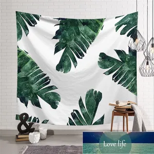 Planta verde Decoração de Casa Tapeçaria Quarto Pano de Pano de Viagem Tenda Sala de estar Cobertor Yoga Cobertor 150 * 130cm Preço de Fábrica Especialista Qualidade Qualidade Mais Recente Estilo