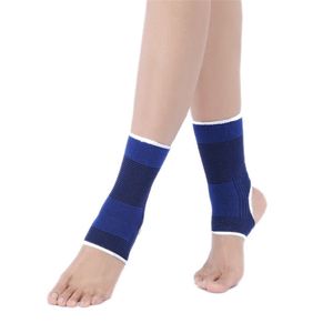 Supporto per caviglia Fascia elastica Tutore Palestra Promozione sportiva Proteggi maglieria Herapy Il dolore mantiene caldo Blu zaffiro