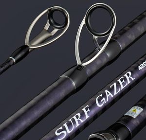 Lurekiller Marca Fuji Guias Surf Gazer Surfcasting Rod 4.2m 3 Seções Sechador 100-300G BX Haste de Castas Longa Carbono