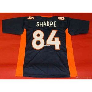 Wholesale football throwback jerseys size for sale - Group buy Throwback Cheap Shannon Retro Sharpe Custom Mitchell Ness Jersey Bule Mens Stitching High end Size S xl Football Jerseys Shirt