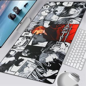 Morte Note Mats Kira Gaming Mouse Pad Tapete Tapete Big Keyboard Mousepad Anime Notebook Gamer Acessórios Padmouse Esteira