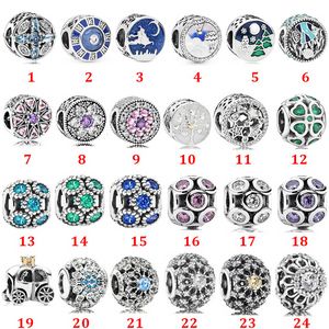 Designer Jewelry 925 Silver Bracelet Charm Bead fit Pandora Love Blue Clover Magic Flying Carpet Journey Slide Bracelets Beads European Style Charms Beaded Murano