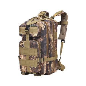 Benutzerdefinierte Camouflage Outdoor-Sport-Klettertasche, wasserdicht, Wandern, Überleben, Armee-Tasche, Schwarz, 30 l, militärischer taktischer Rucksack